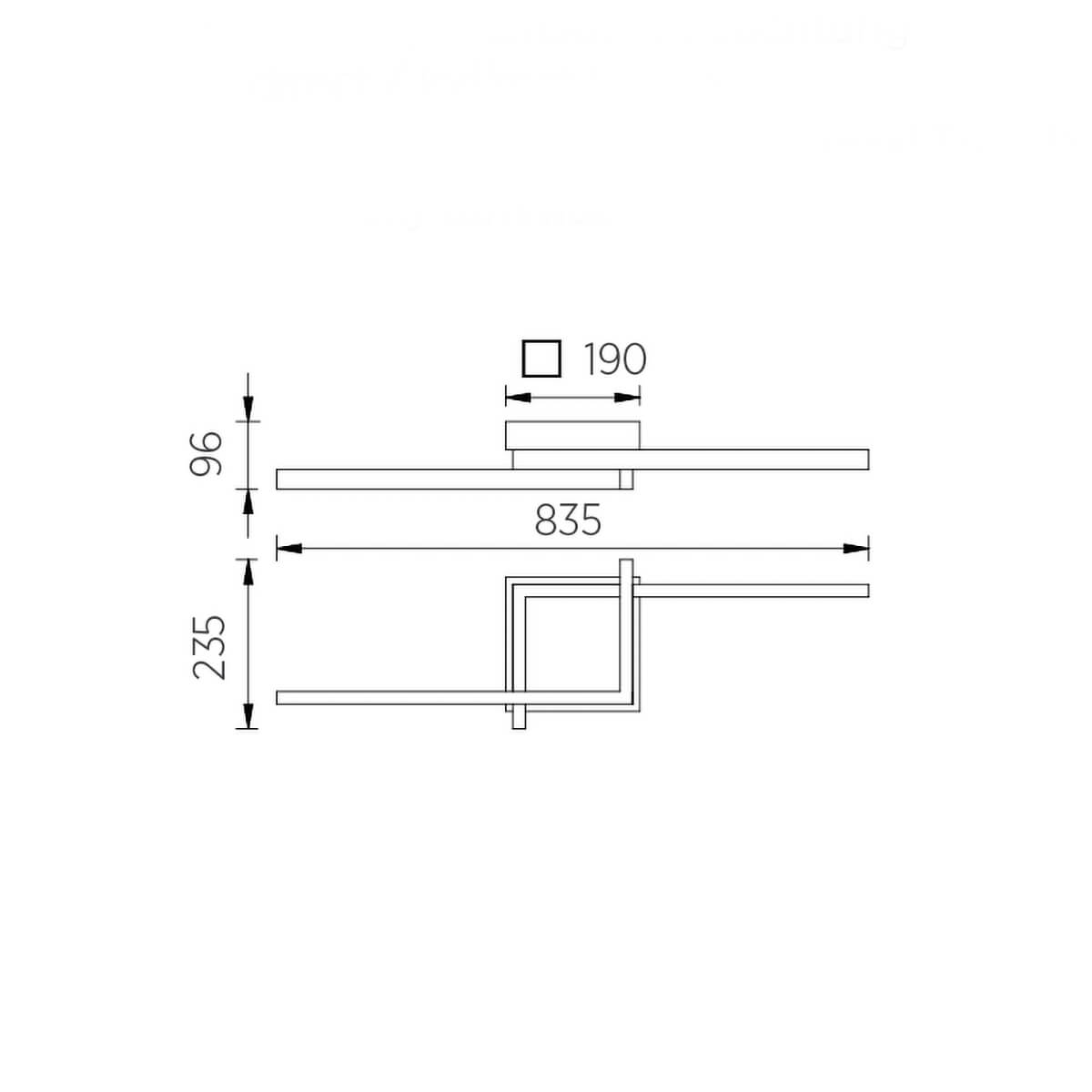 Frida-80 LED Deckenleuchte