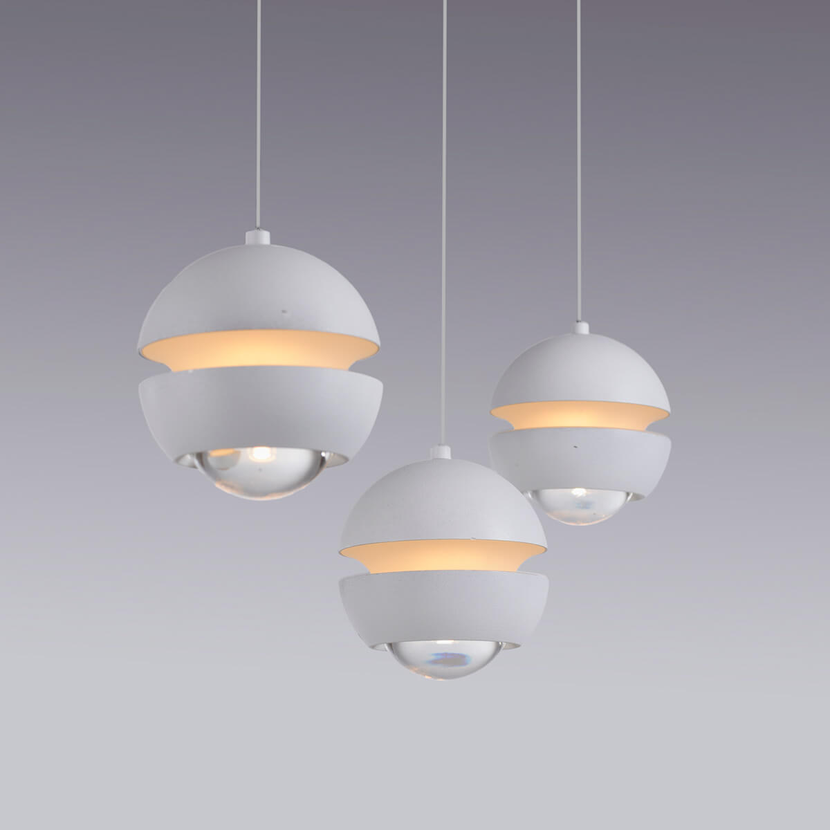 Lini LED Pendelleuchte, 3-flg.