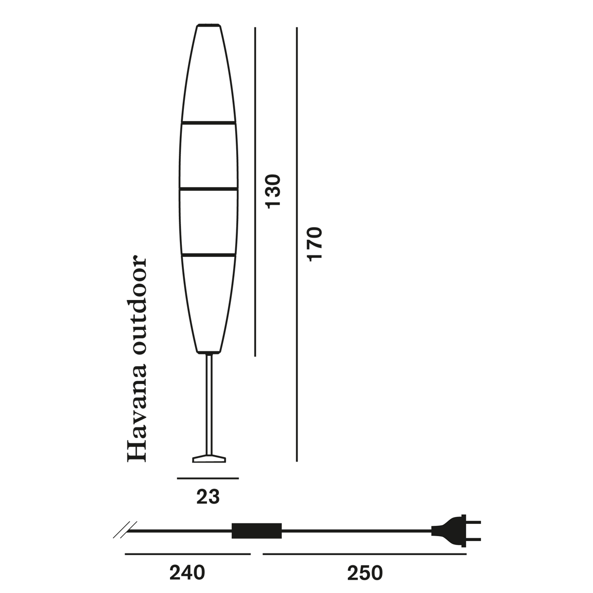 Foscarini Havana Outdoor Terra
