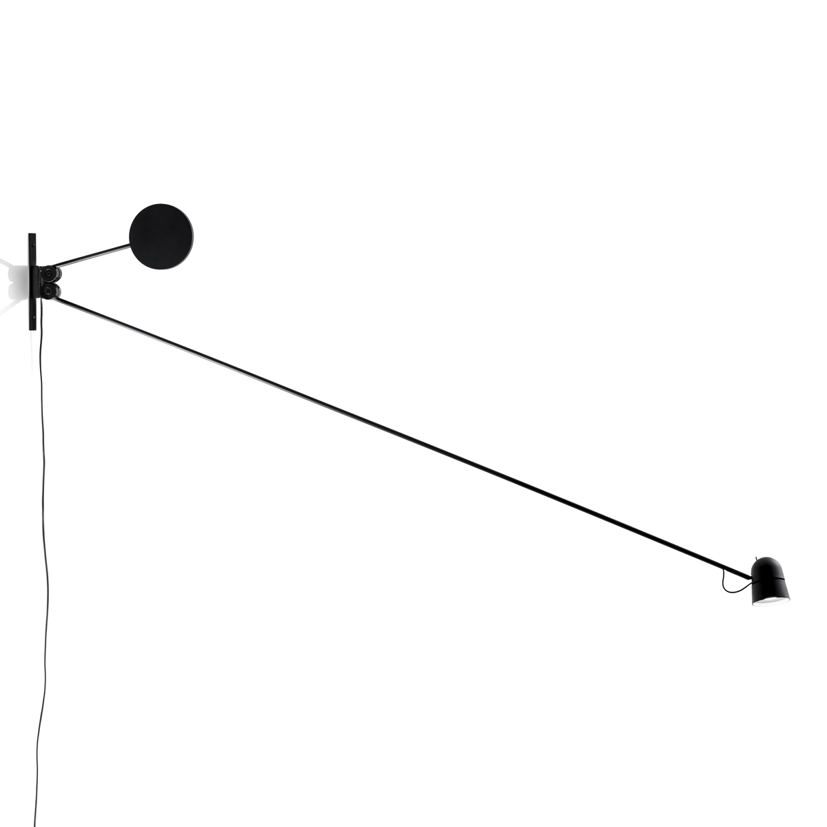 Luceplan Counterbalance LED Parete, schwarz
