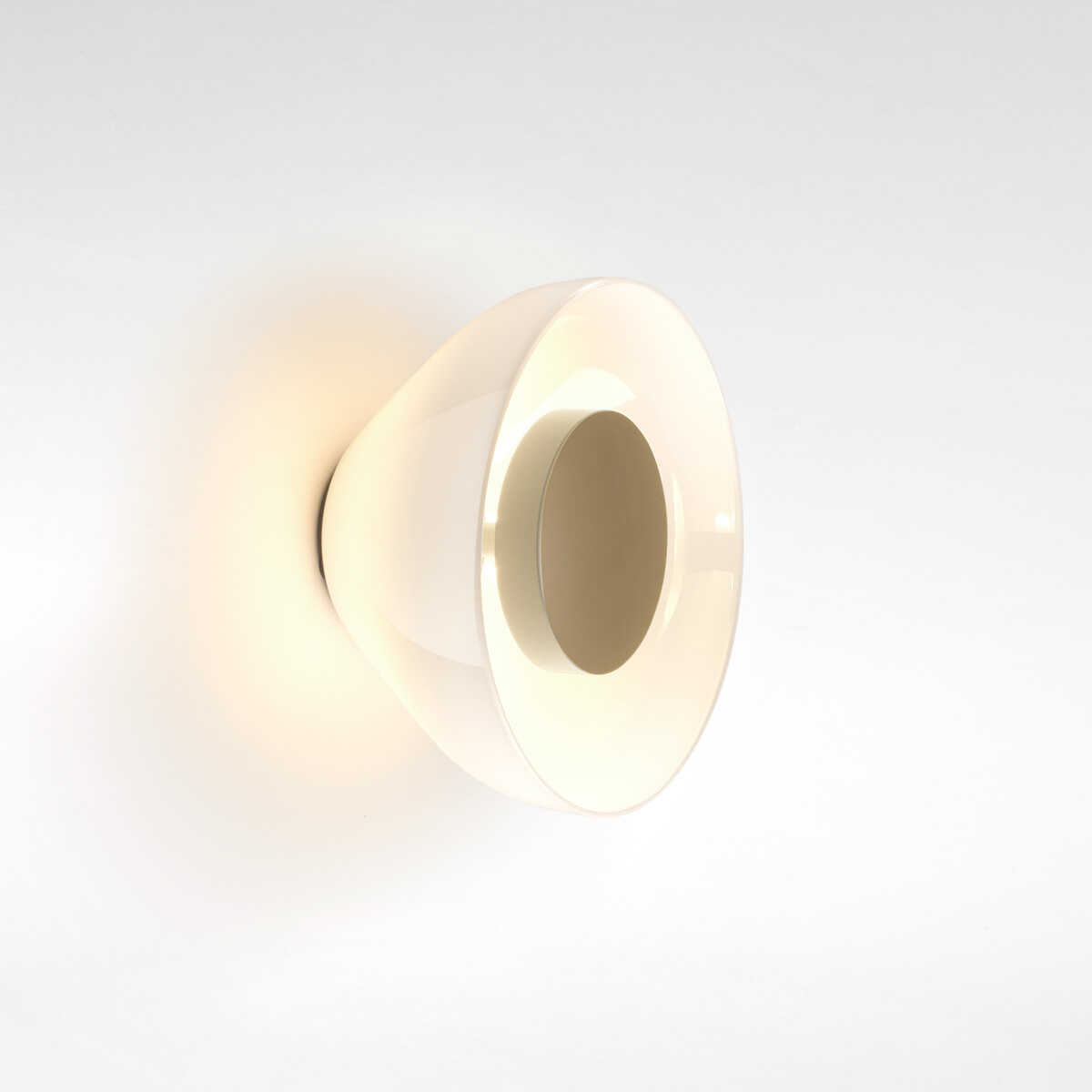 Marset Aura LED Wandleuchte, opalweiß