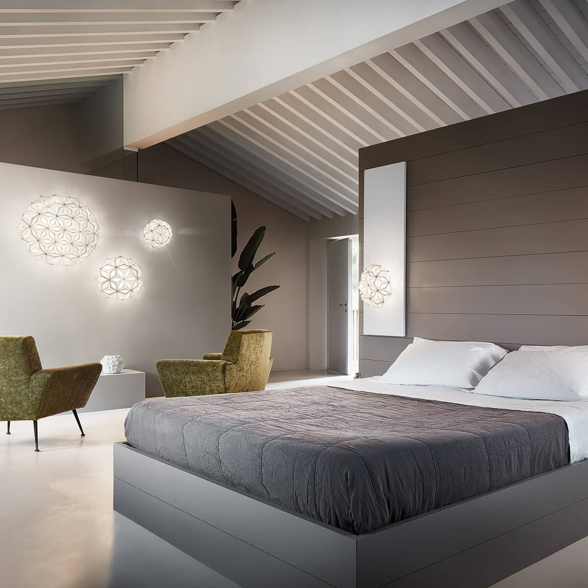 Slamp La Vie Ceiling / Wall Leuchtenkollektion, white (weiß)