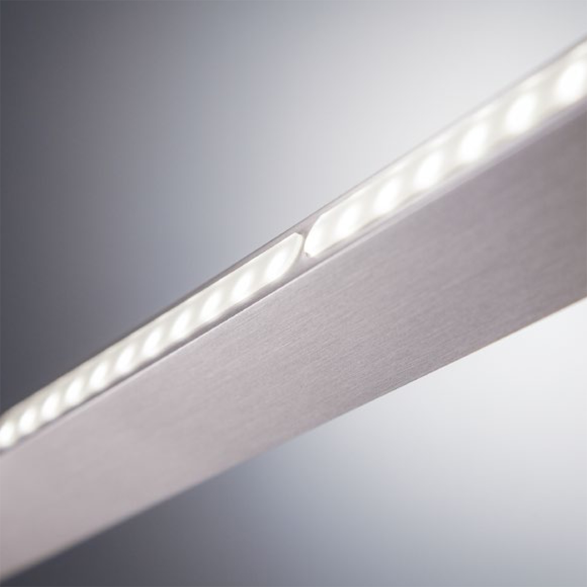 B+M Leuchten Easy LED Pendelleuchte, Nickel matt / Chrom, Oberlicht