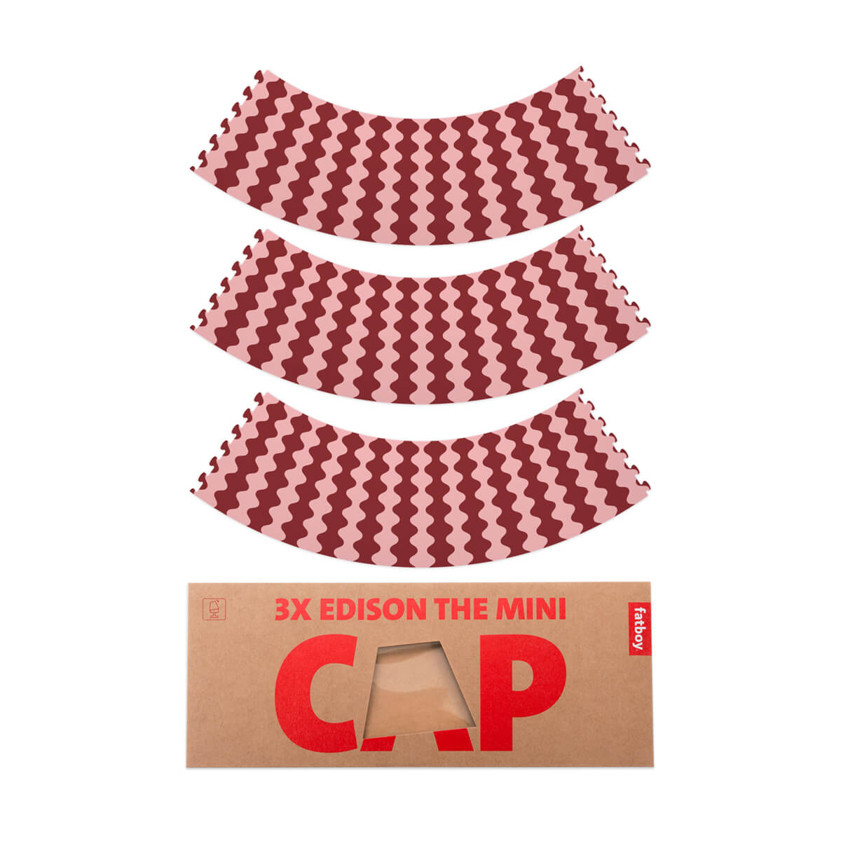 Mini Cappie Wiggle-Wiggle, 3er-Set, für Edison the Mini
