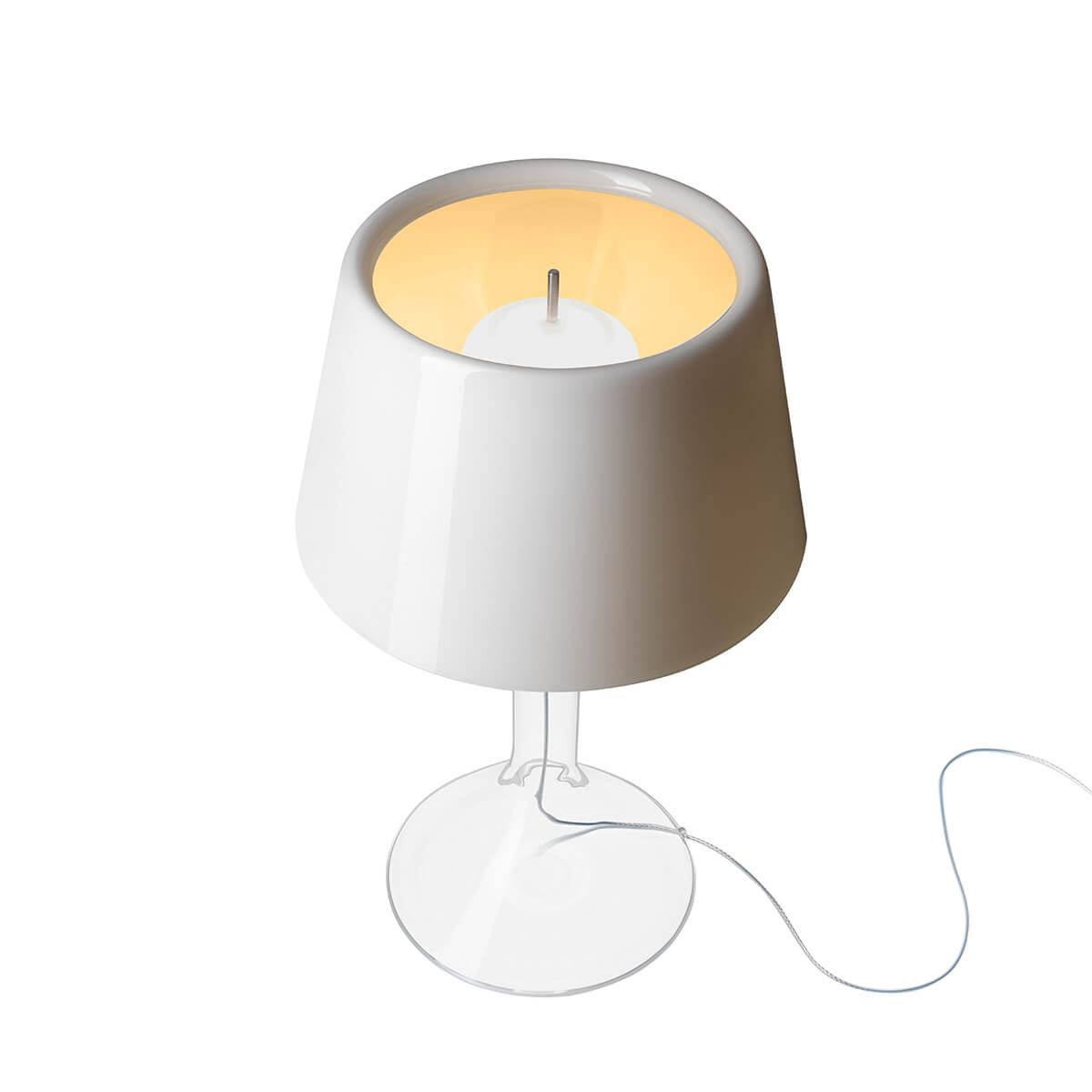 Foscarini Chapeaux V LED Tavolo, bianco caldo (warmweiß)