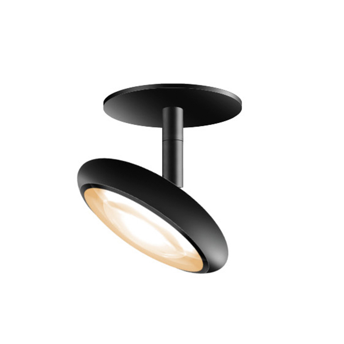 Bruck Blop 60° AC C-R LED Deckeneinbauleuchte, schwarz