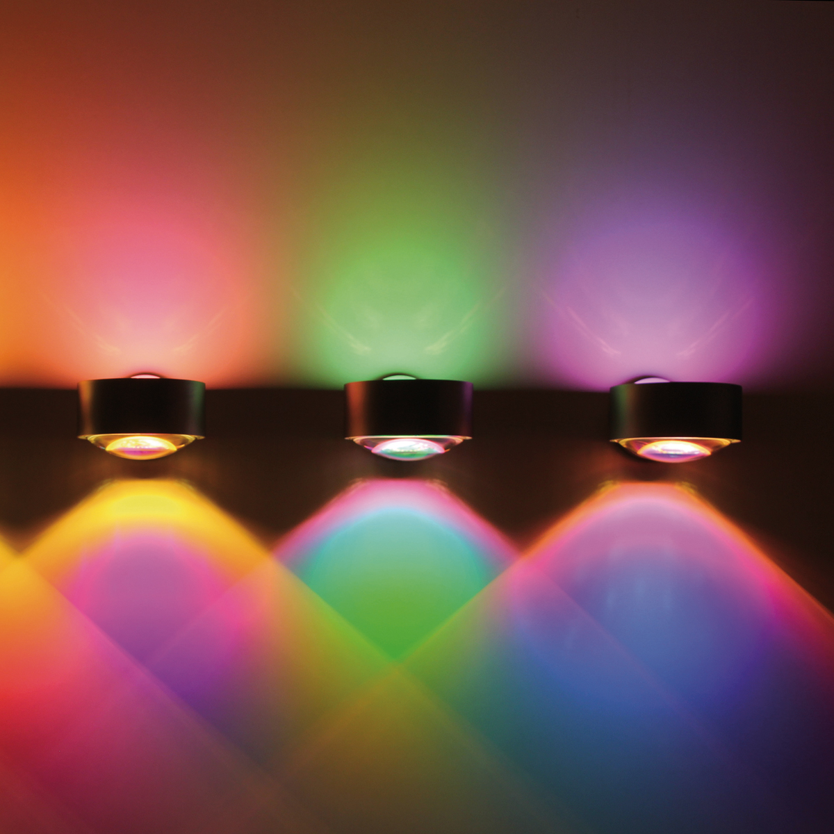 Top Light Puk Maxx Wall LED Wandleuchte, Farbfilter / Linse klar mit Farbfilter
