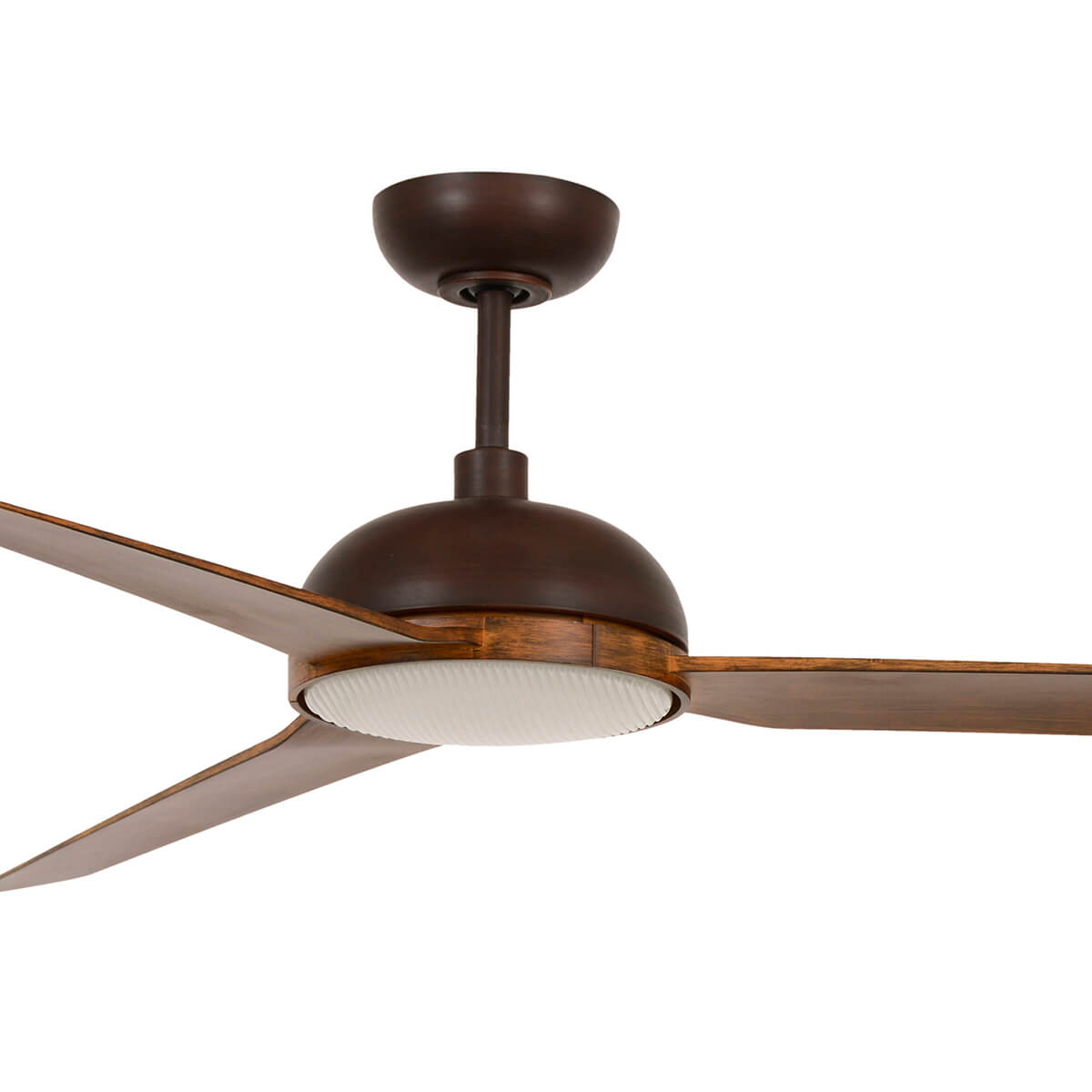 Beacon Lighting Lucci Air Unione Deckenventilator mit Licht, Bronze matt, Flügel: Koa-Holz