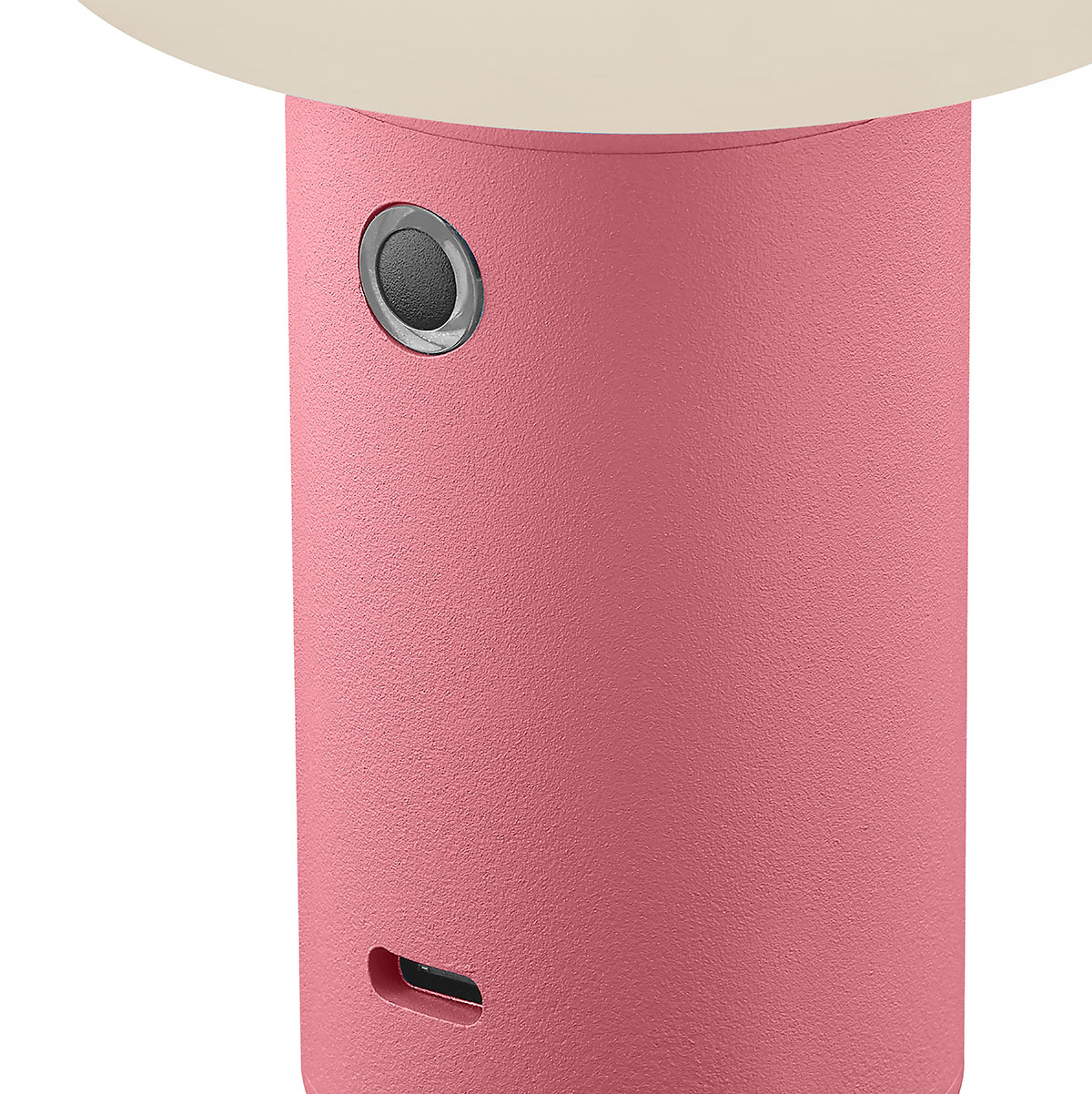 HELL Tiny-B LED Akkuleuchte, hellrosa, Tastdimmer