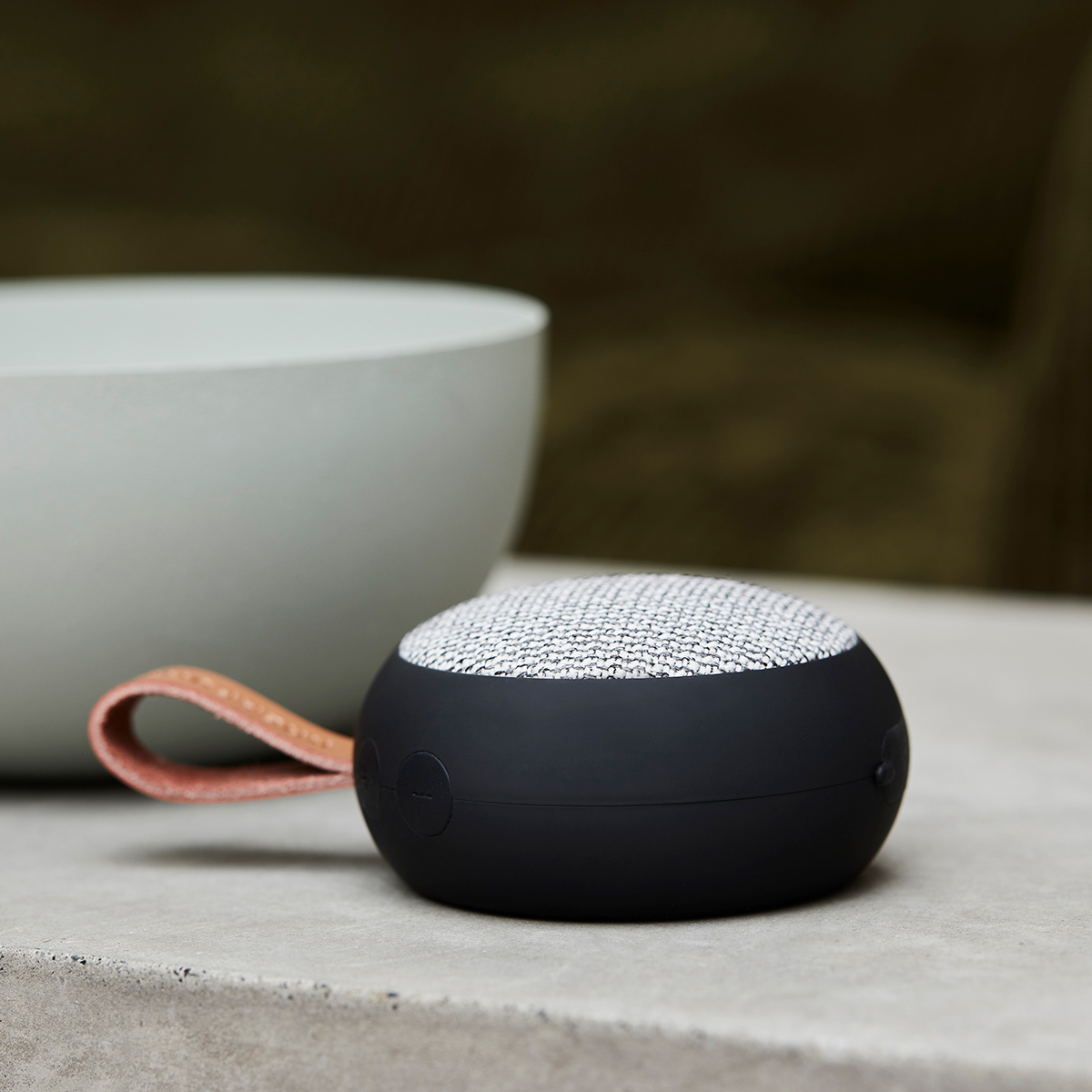 Kreafunk aGO II Fabric Bluetooth Lautsprecher, schwarz