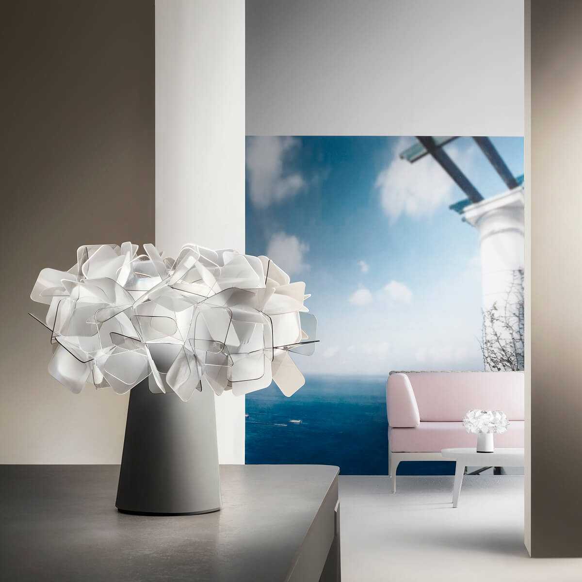 Slamp Clizia Battery LED Akkuleuchte, fumé