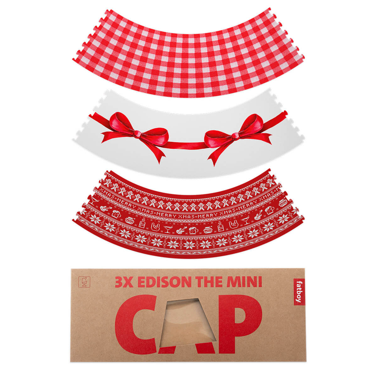 X-mas Mini Cappie Surprise, 3er-Set, für Edison the Mini
