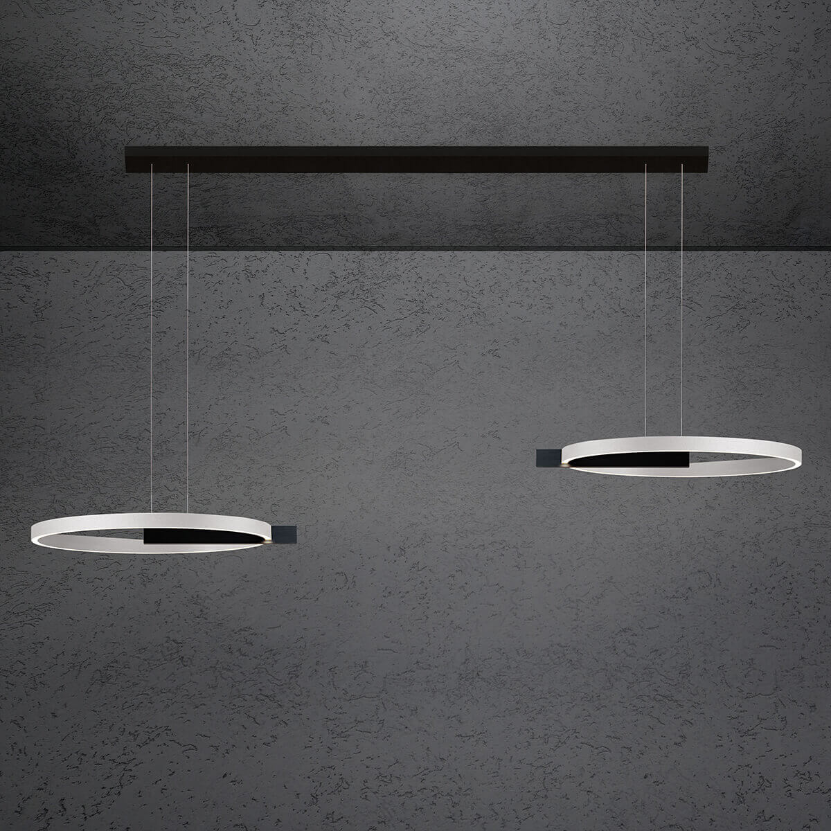 schwarz / Alu eloxal