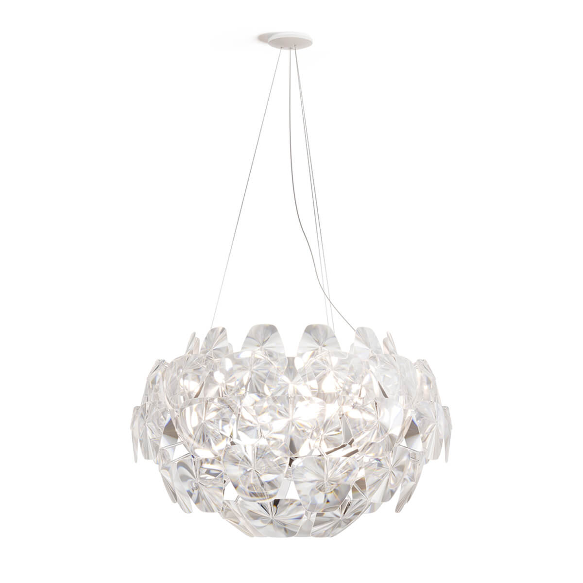 Luceplan Hope Sospensione, Ø: 110 cm, transparent