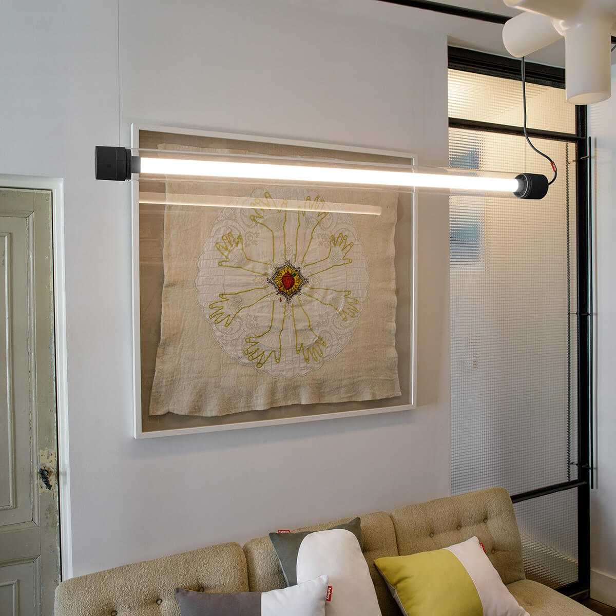 Fatboy Tjoep Large LED Wand- / Pendelleuchte, anthrazit