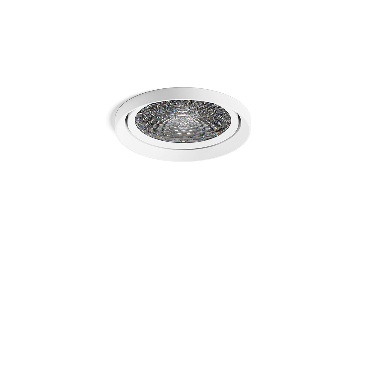 Sigor Nivo LED Decken-Einbauleuchte fix, Ø: 11,1 cm, 36°, mattweiß