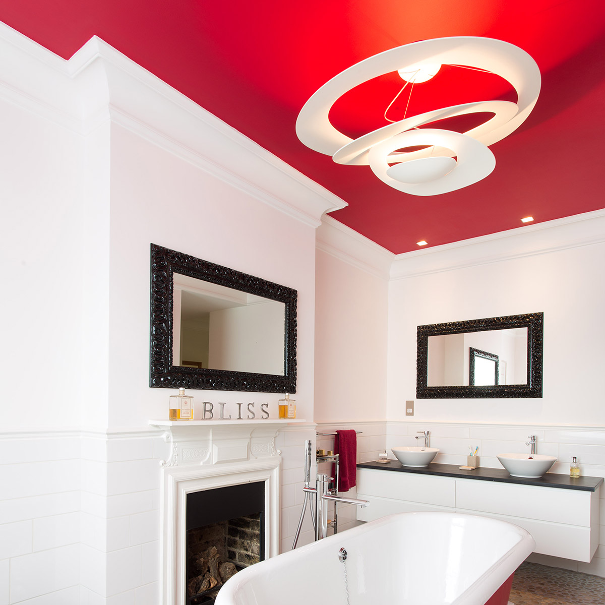 Artemide Design Pirce Sospensione LED, weiß, Anwendungsbild