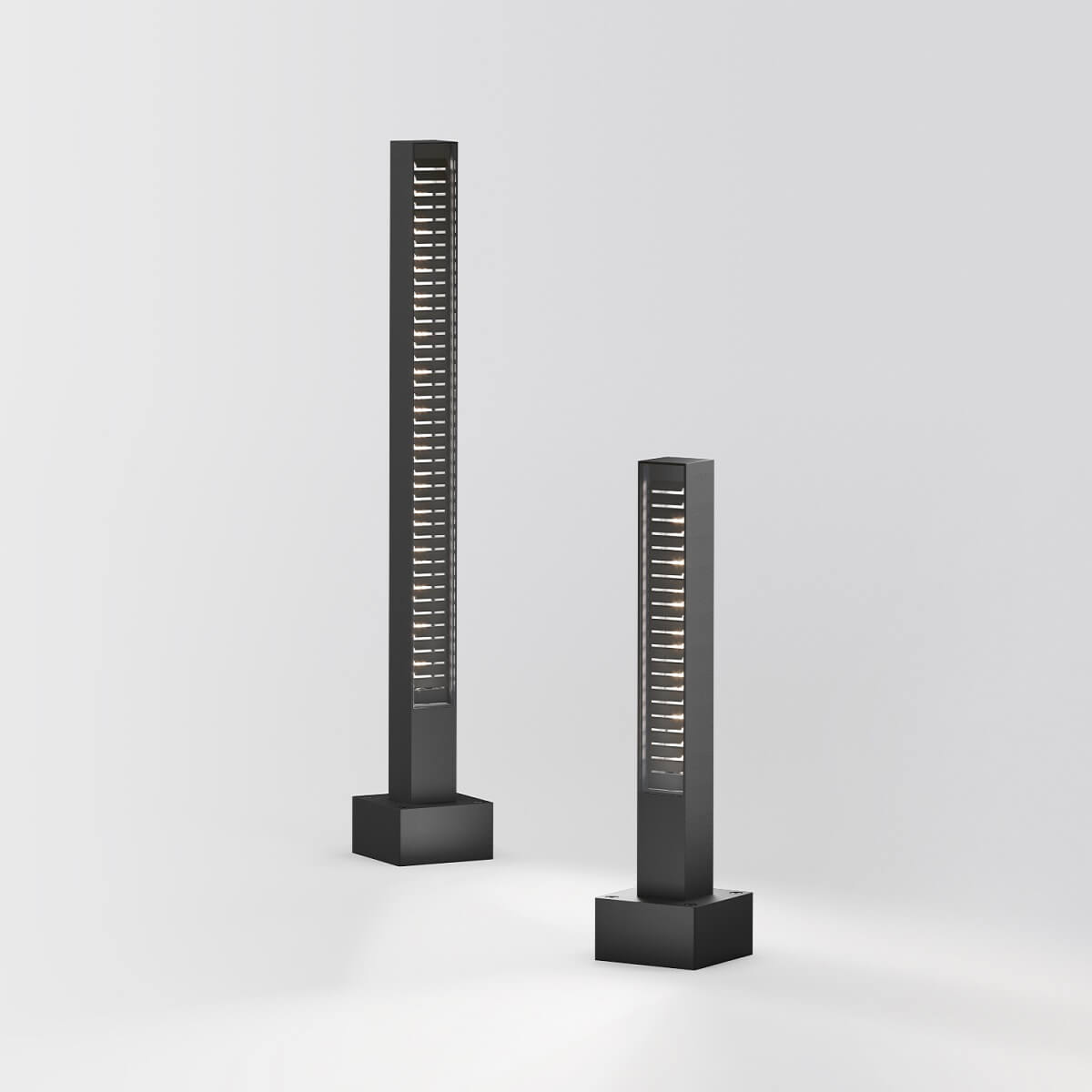 IP44.DE Lin LED Pollerleuchte, Höhe: 46 cm und 76 cm, deep black (schwarz)