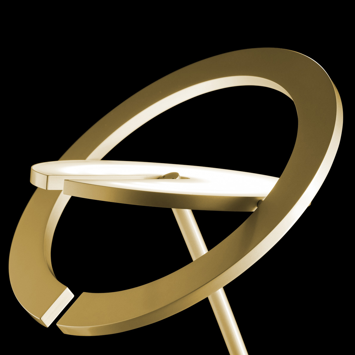 Holtkötter Supernova DW LED Deckenfluter, Eloxal Messing