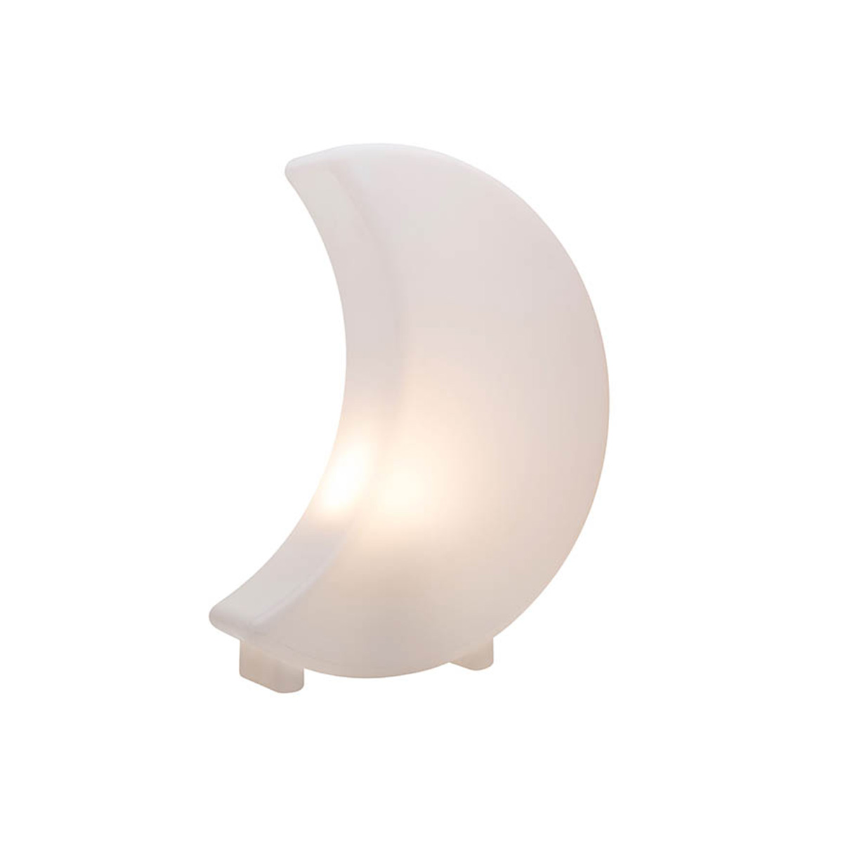 8 seasons design Shining Moon Dekoleuchte, 41 cm, weiß (eingeschaltet)