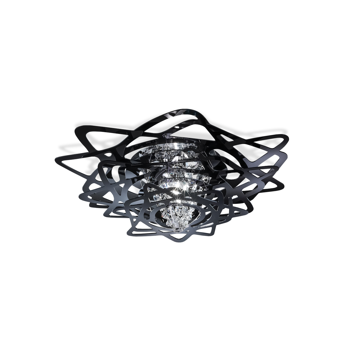 Slamp Aurora Ceiling Mini, black (schwarz)