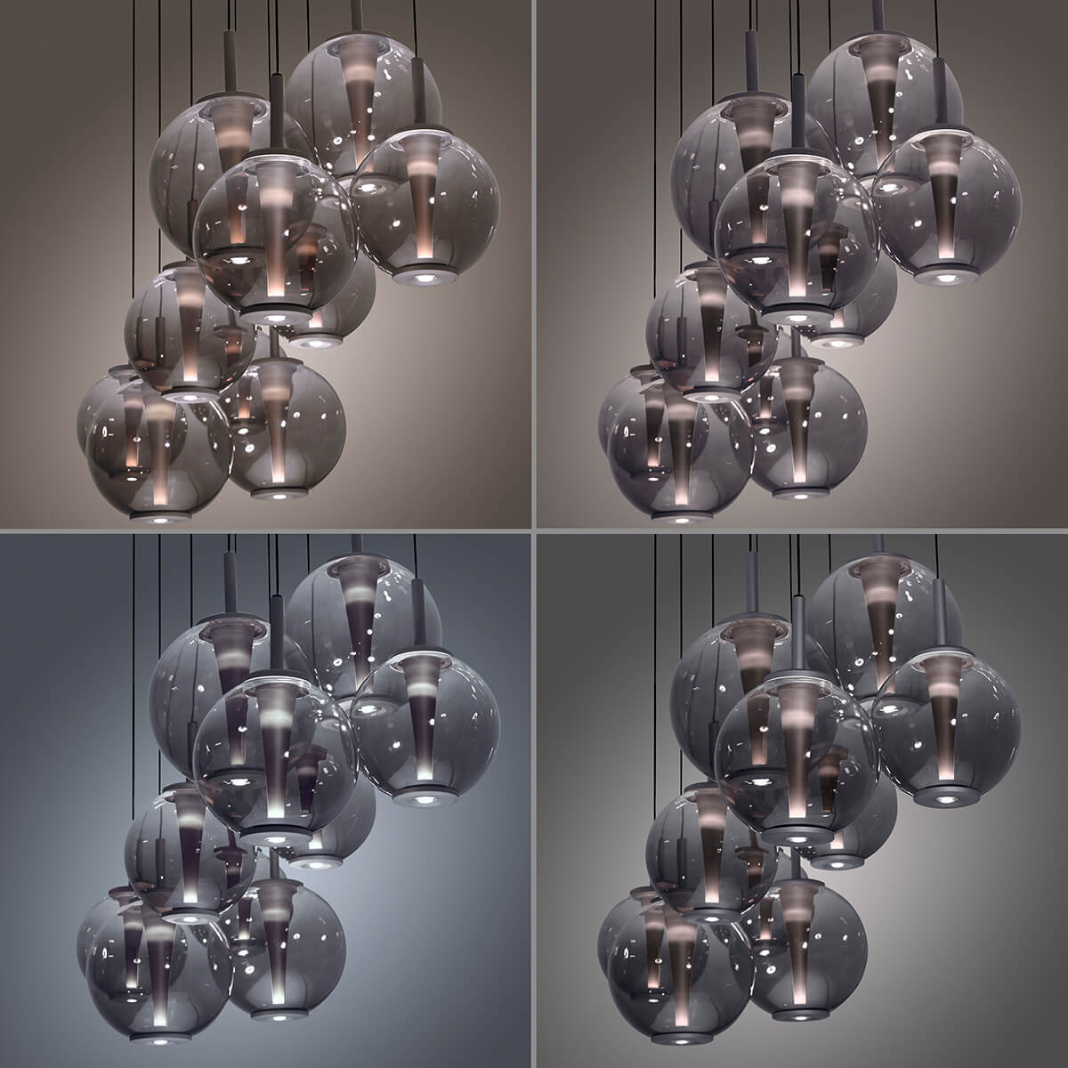 PURE E-Infinity Pendelleuchte mit e-SLIDE und CCT