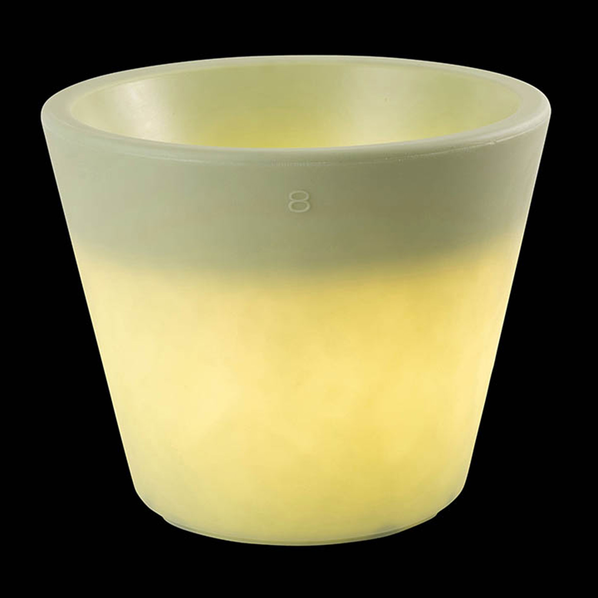 8 seasons design Shining Classic Pot XM Pflanztopf / Dekoleuchte, mintgrün