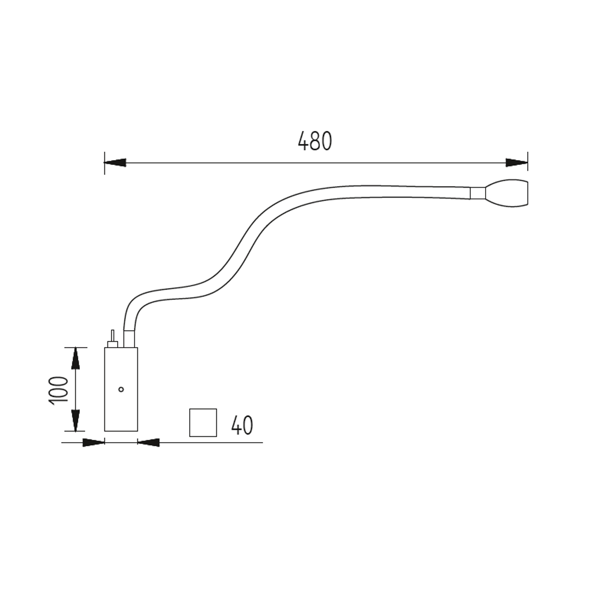 Banu LED Wandleuchte