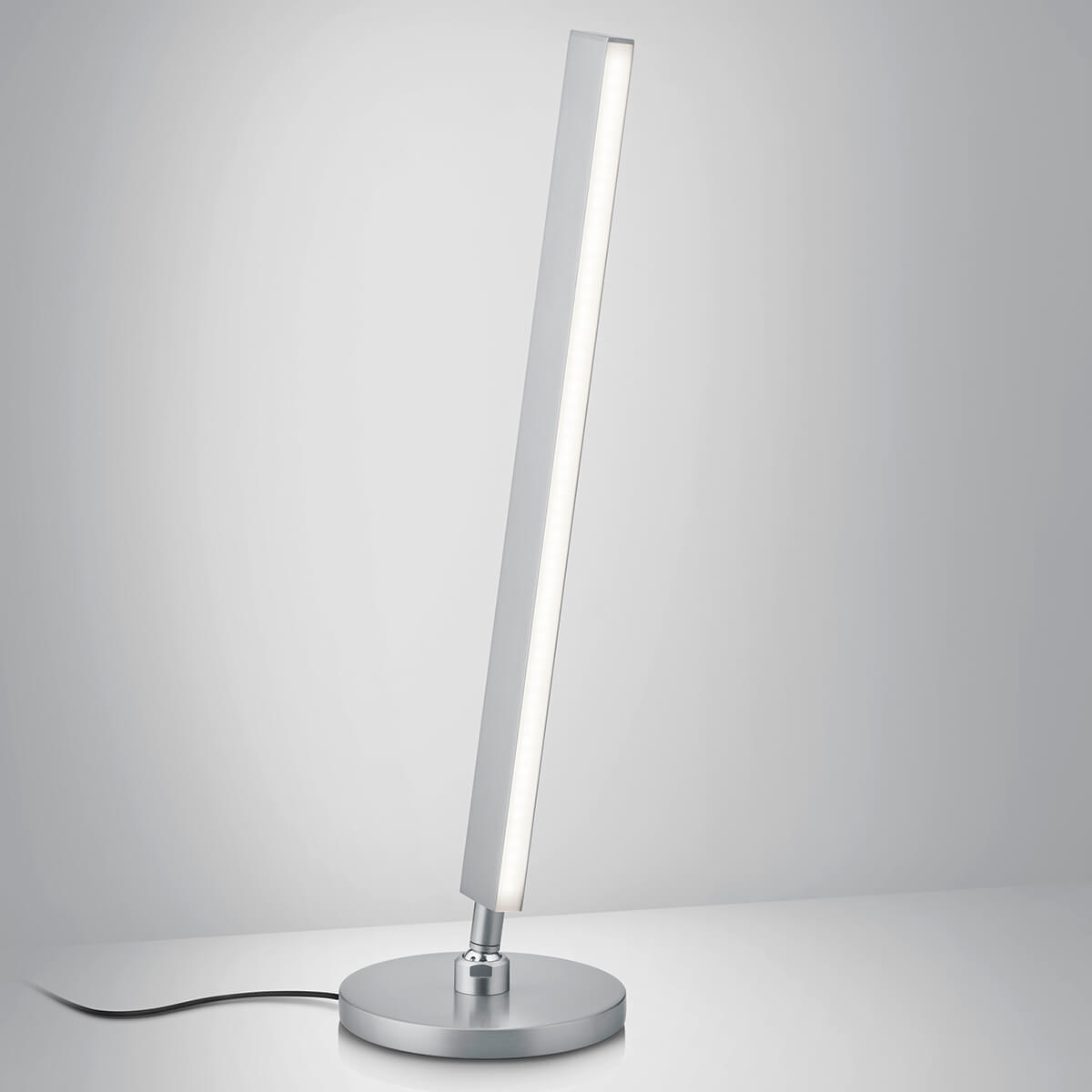 Knapstein Kosma LED Tischleuchte, Nickel matt