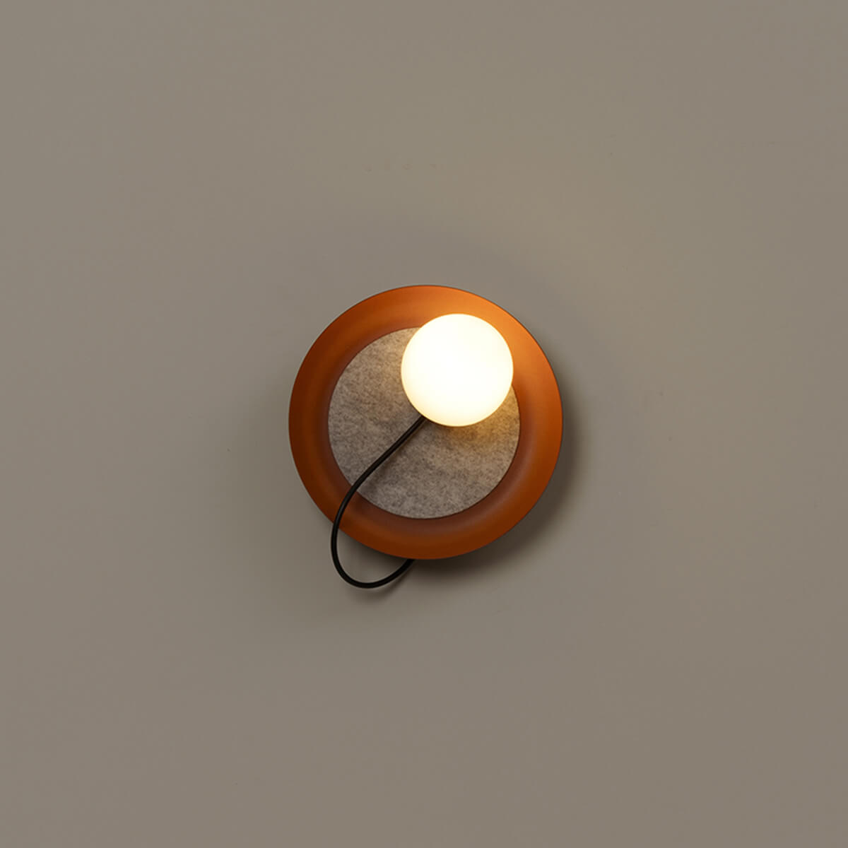 Milan Wire Wandleuchte, Ø: 24 cm, Kupfer