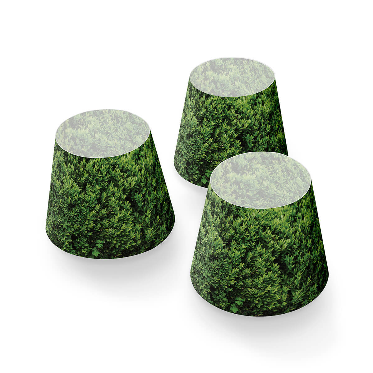 Fatboy Mini Cappie Buxus, 3er-Set, für Edison the Mini, grün