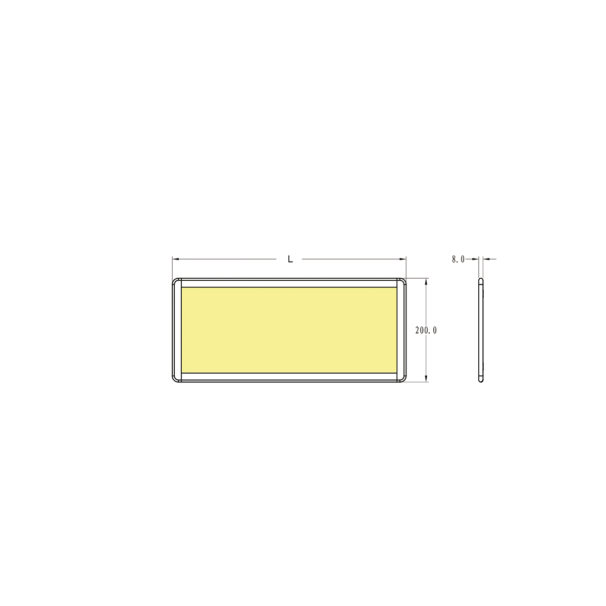 Mobilux MOBiBLADE L600 Unterschrankleuchte