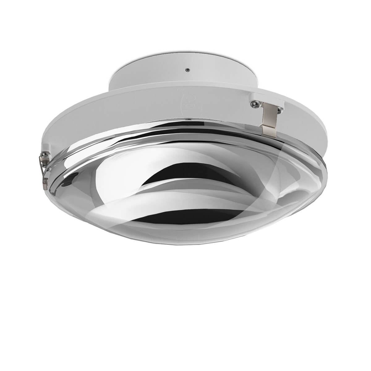 Top Light Paxx LED Deckenleuchte, weiß matt / Nickel