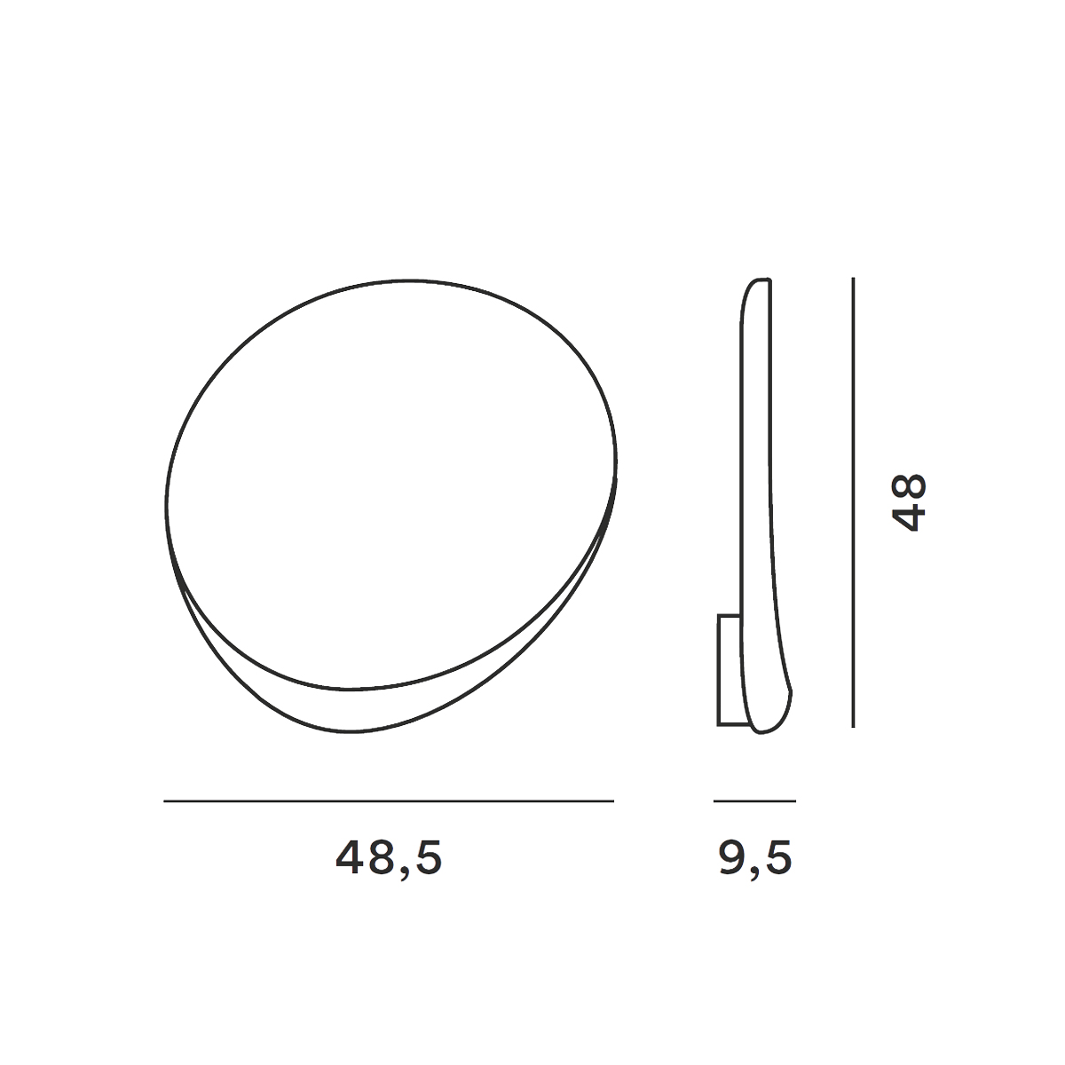 Foscarini Lake LED Parete