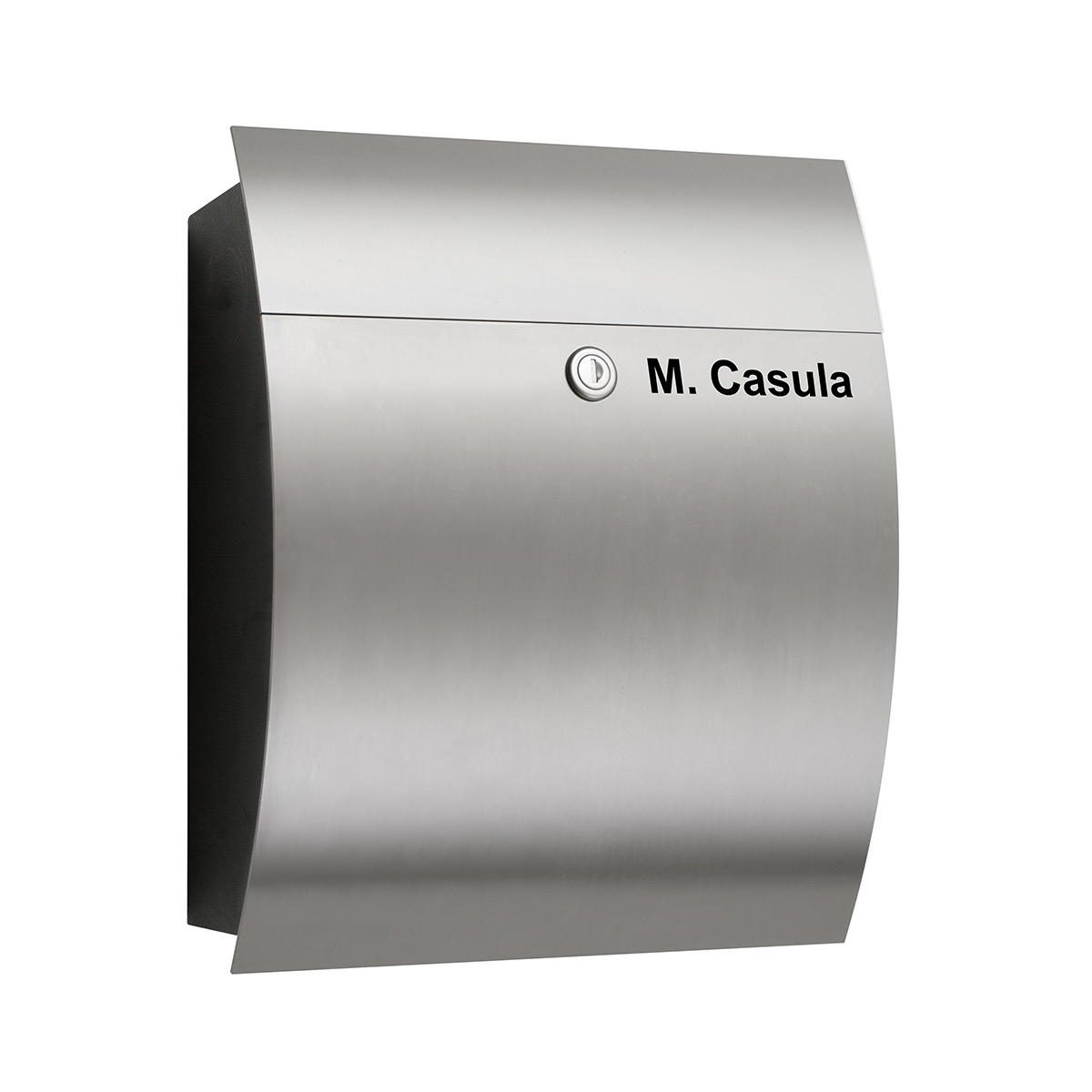 CMD Leuchten 47/G Briefkasten mit Gravur, Edelstahl (Textbeispiel) 47/G Briefkasten mit Gravur