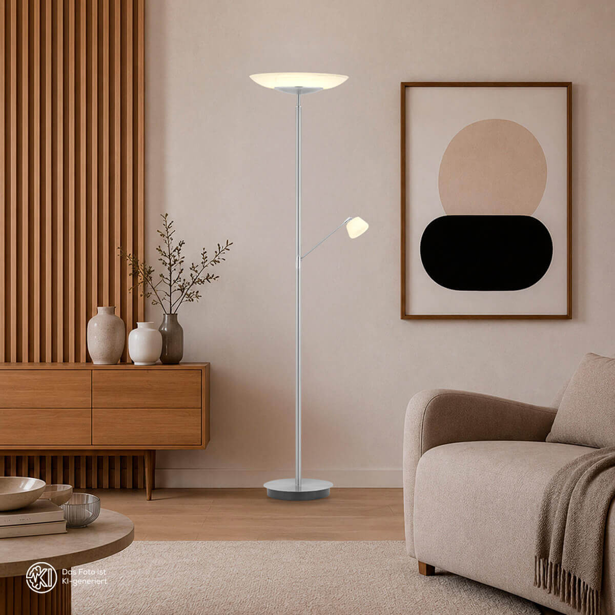 Ferdi LED Deckenfluter mit Lesearm