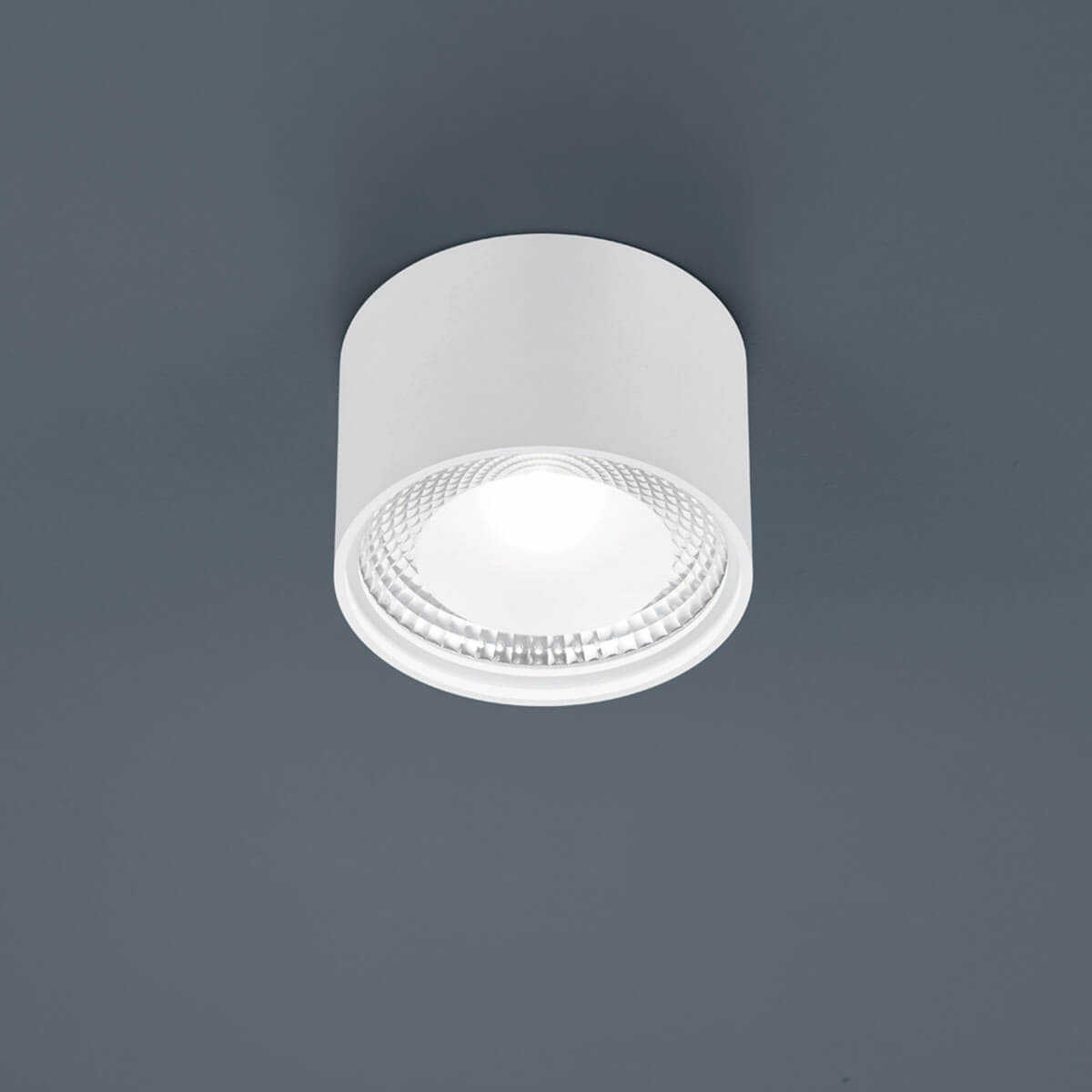 Helestra Kari LED Deckenleuchte, rund, weiß matt