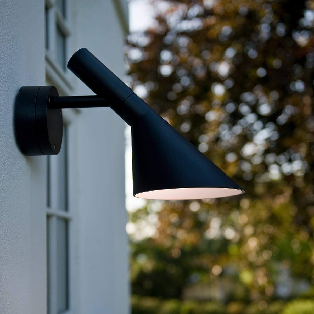 Louis Poulsen AJ 50 LED Wandleuchte, schwarz strukturiert