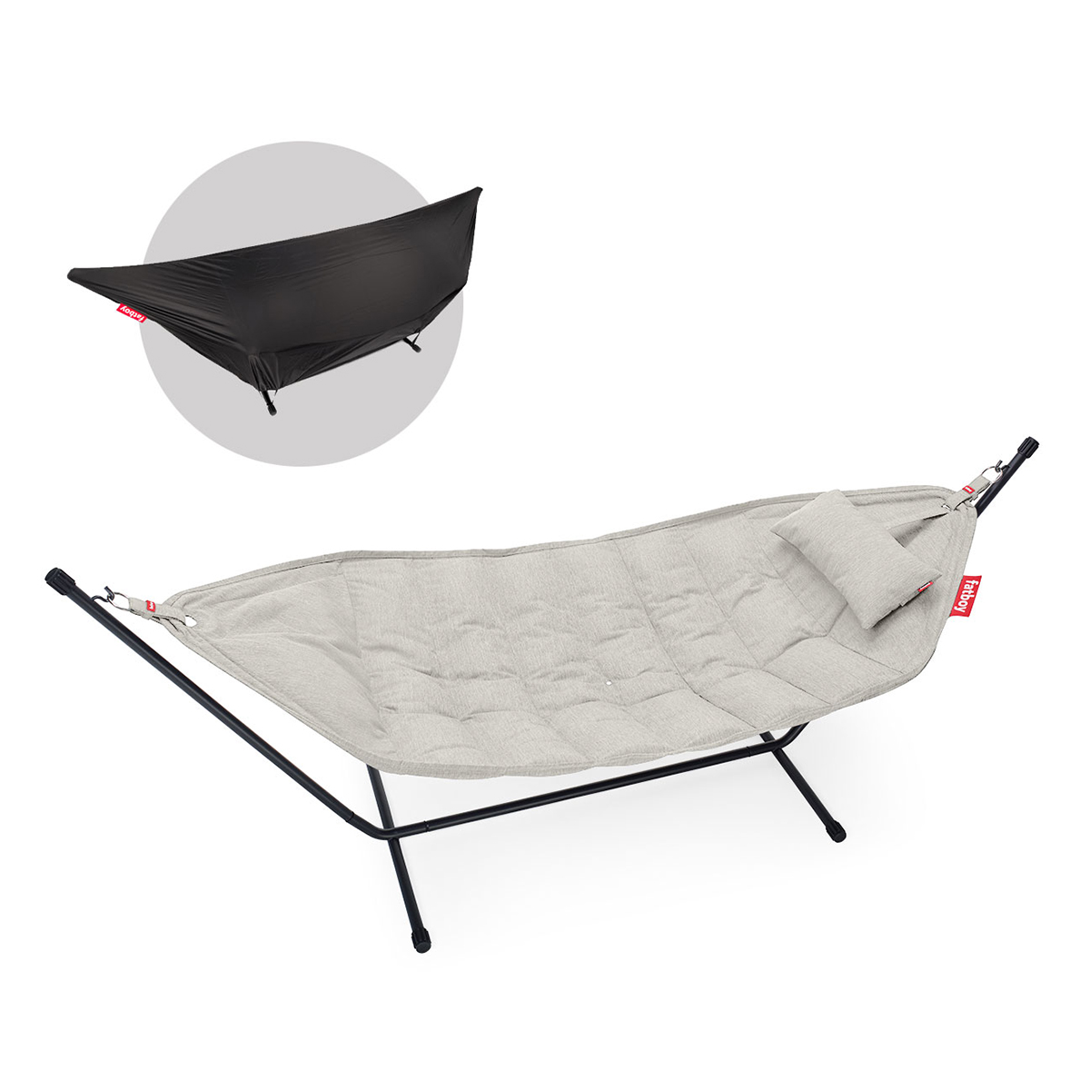 Fatboy Headdemock Superb Deluxe Hängematte, Mist (nebelgrau)