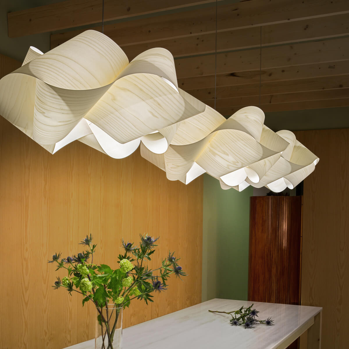 LZF Lamps Swirl Small Pendelleuchte, elfenbeinweiß