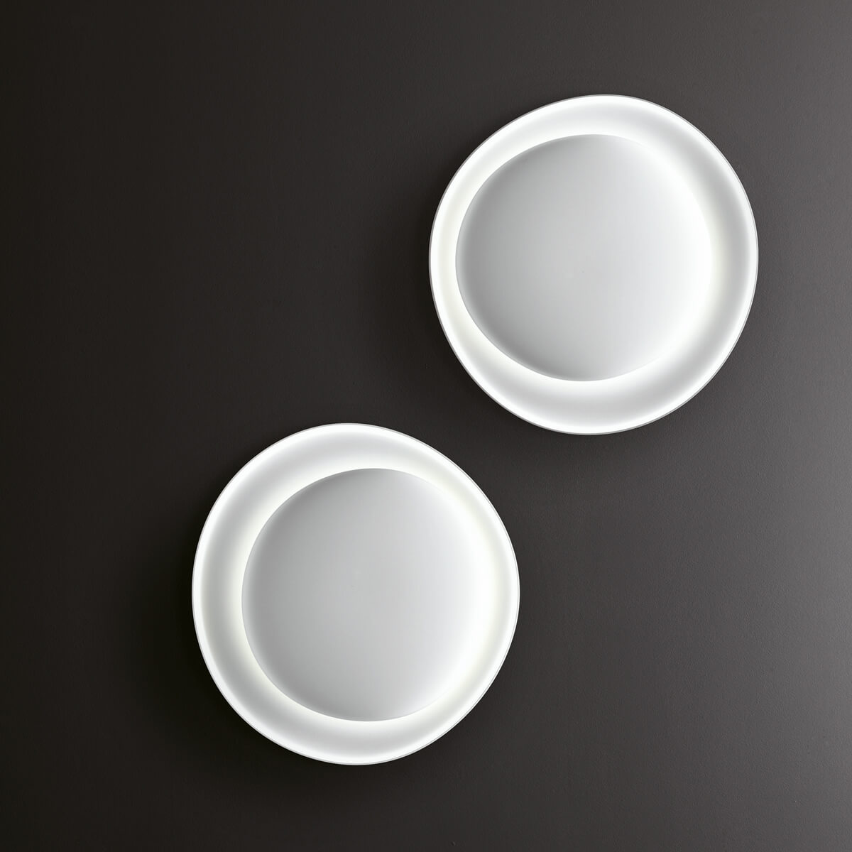 Foscarini Bahia Mini LED Parete / Soffitto, bianco (weiß)