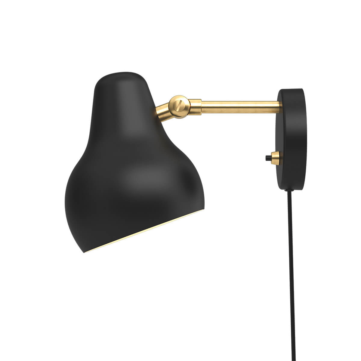 Louis Poulsen VL38 LED Wandleuchte, schwarz
