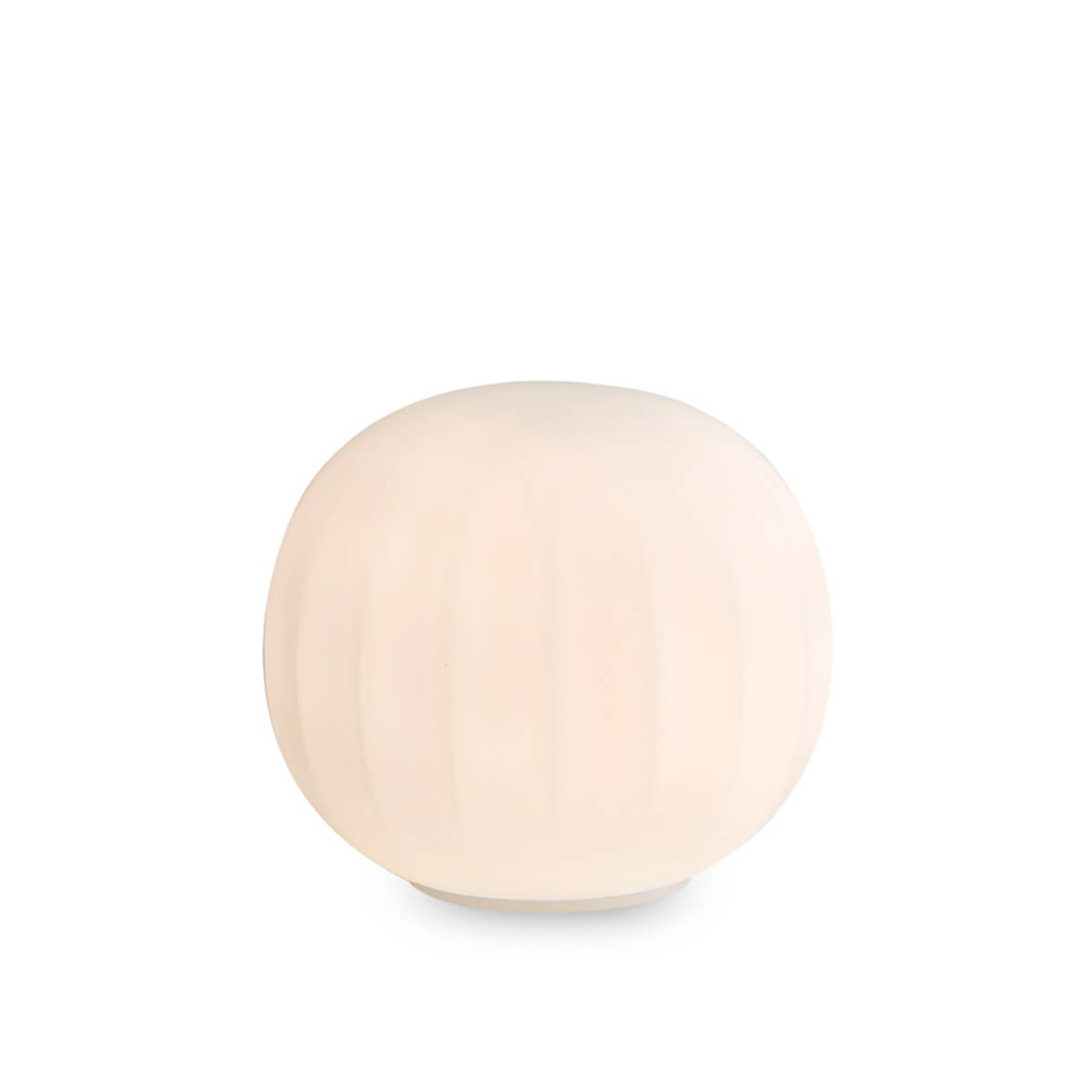 Luceplan Lita Tavolo, Ø: 18 cm, mit Dimmer, weiß