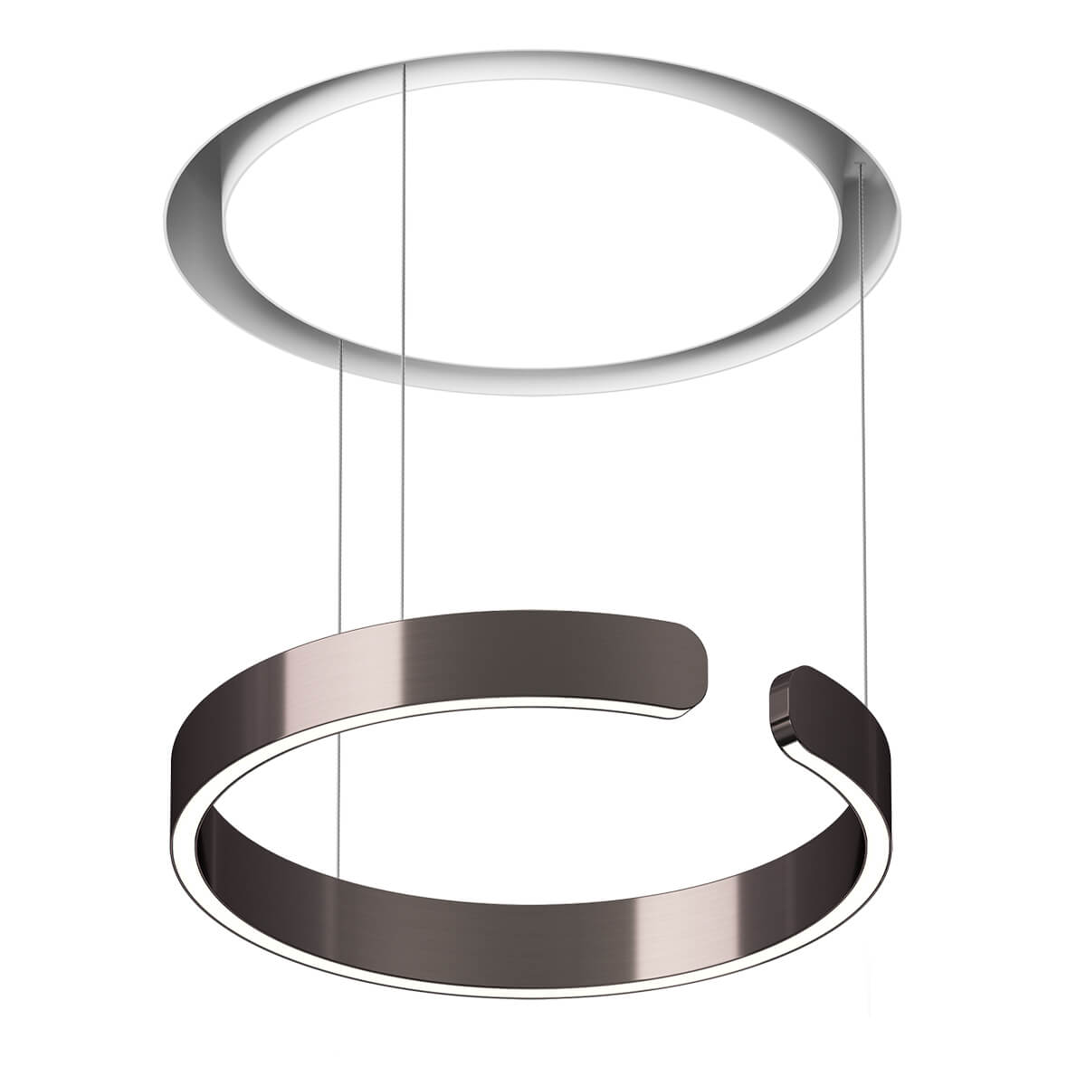 Occhio Mito cosmo 40 move "air" wide Pendelleuchte, phantom