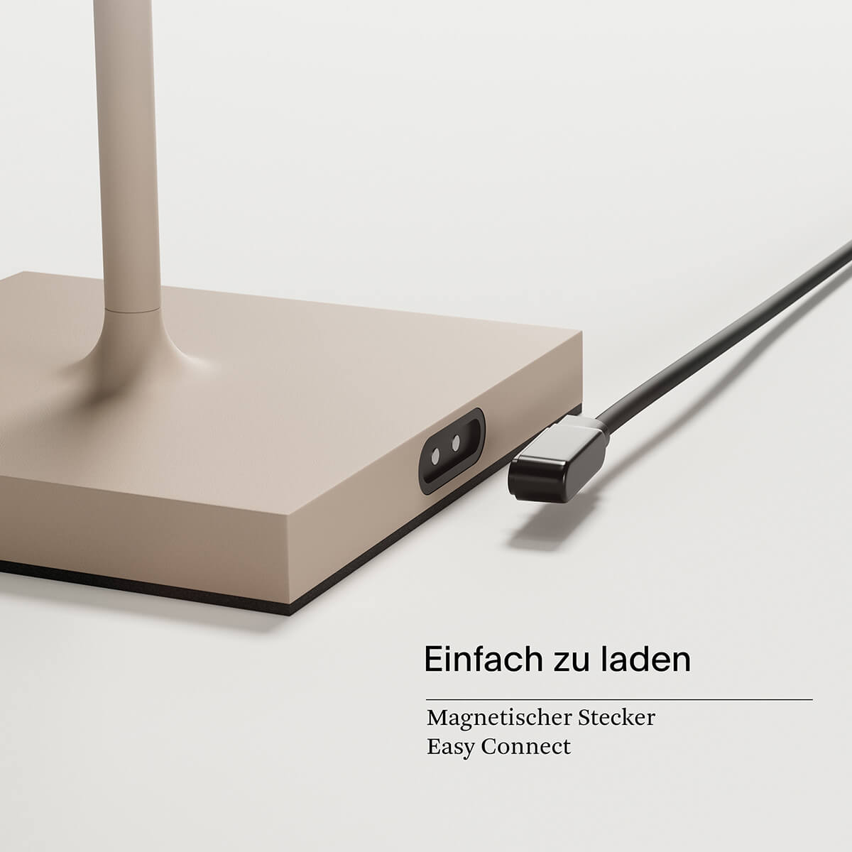 Sigor Nuindie mini LED Akkuleuchte, Flex-Mood, dünenbeige, Modelle mit Easy-Connect-Ladenanschluss