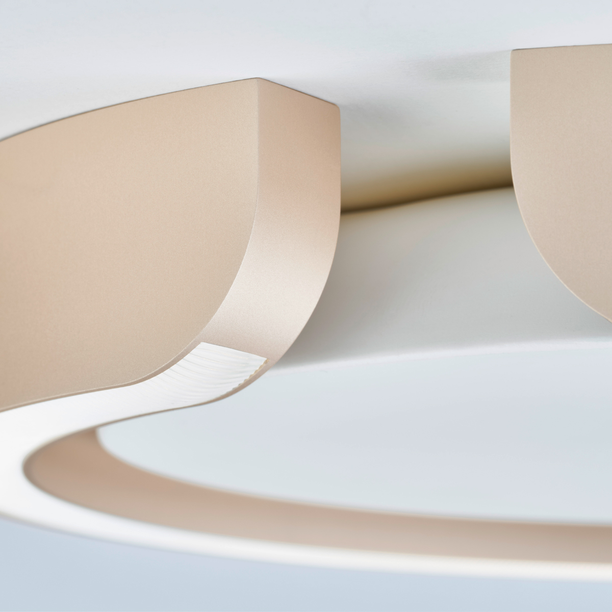 Occhio Mito soffitto 20 up narrow LED Deckenleuchte, gold matt