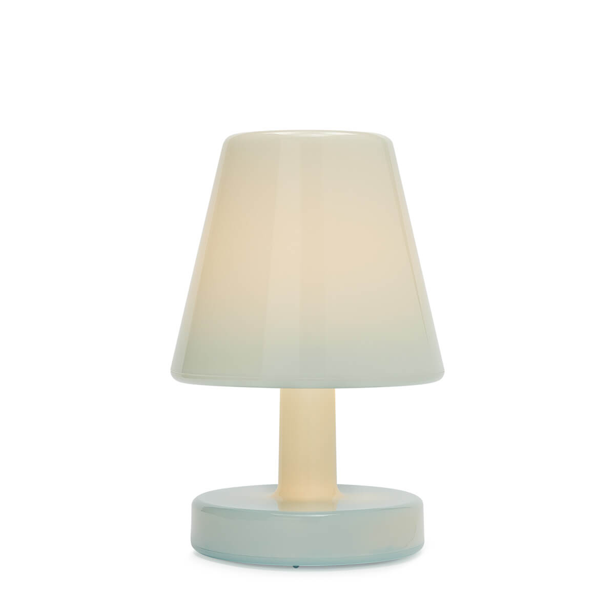 Fatboy Edison the Ambiance LED Akkuleuchte, Polar Blue (blau) (eingeschaltet)