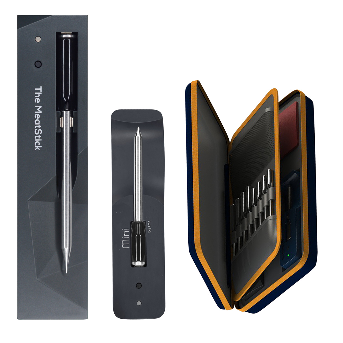 The MeatSticks Set 7 The MeatStick & MiniX Combo-Set inkl. Ladegeräten & Tasche, schwarz Set 7 The MeatStick & MiniX Combo-Set inkl. Ladegeräten & Tasche