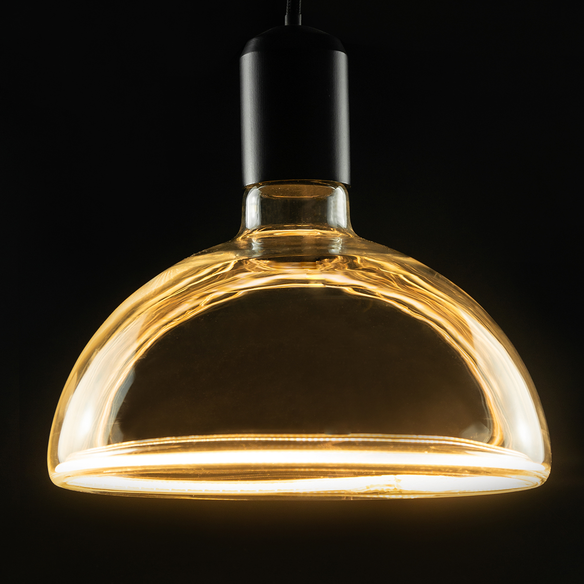 Segula LED Floating Bowl klar E27, 6,2 W, Dim-to-Warm, Ø: 20 cm