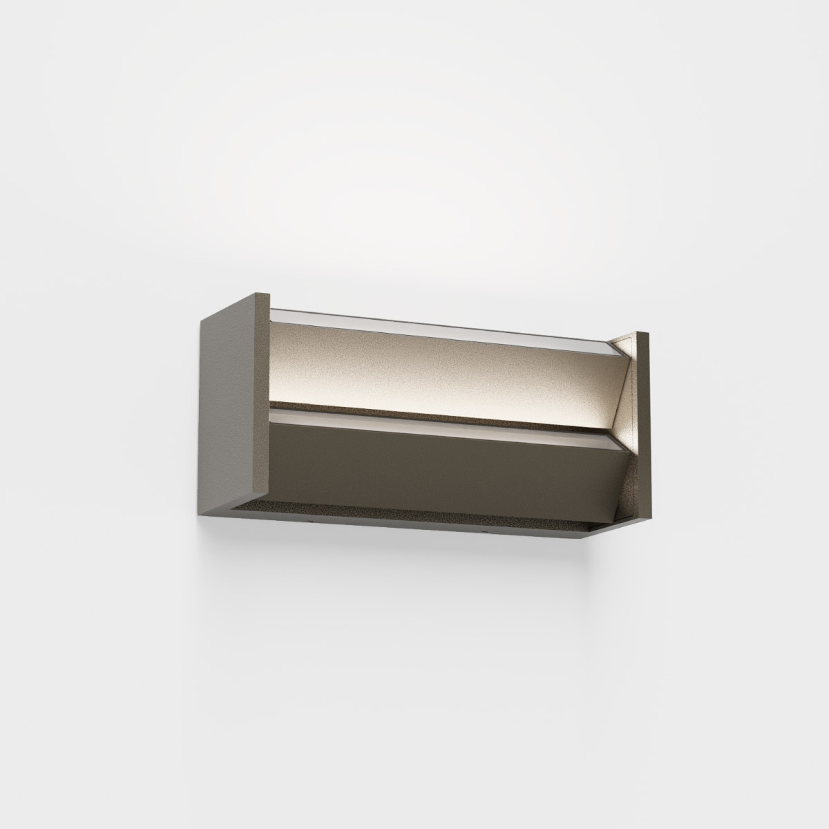 IP44.DE Slat LED Wand- / Deckenleuchte, cool brown (braun)